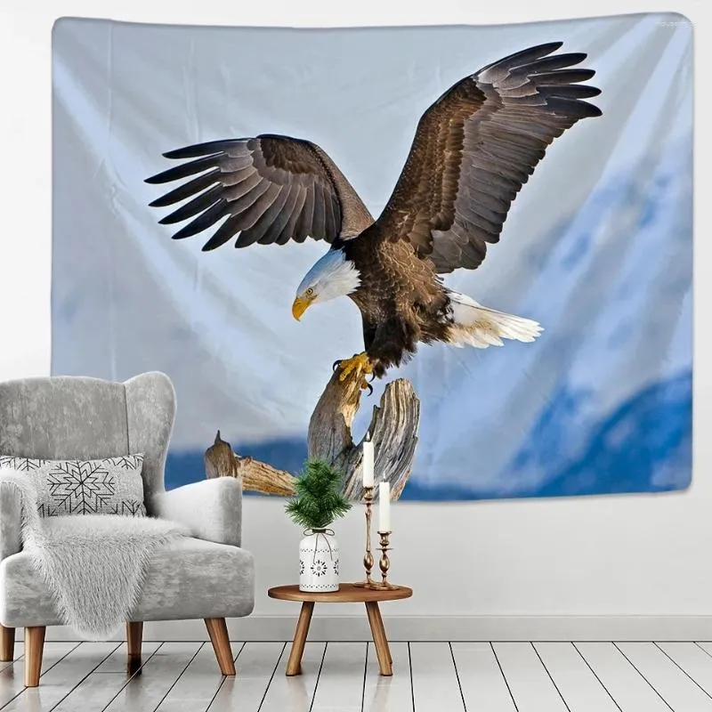 Wandteagler am Sonnenuntergang Himmel Full Wall Tapestry Tuchte Teppich Vogel Heimdekoration hängen