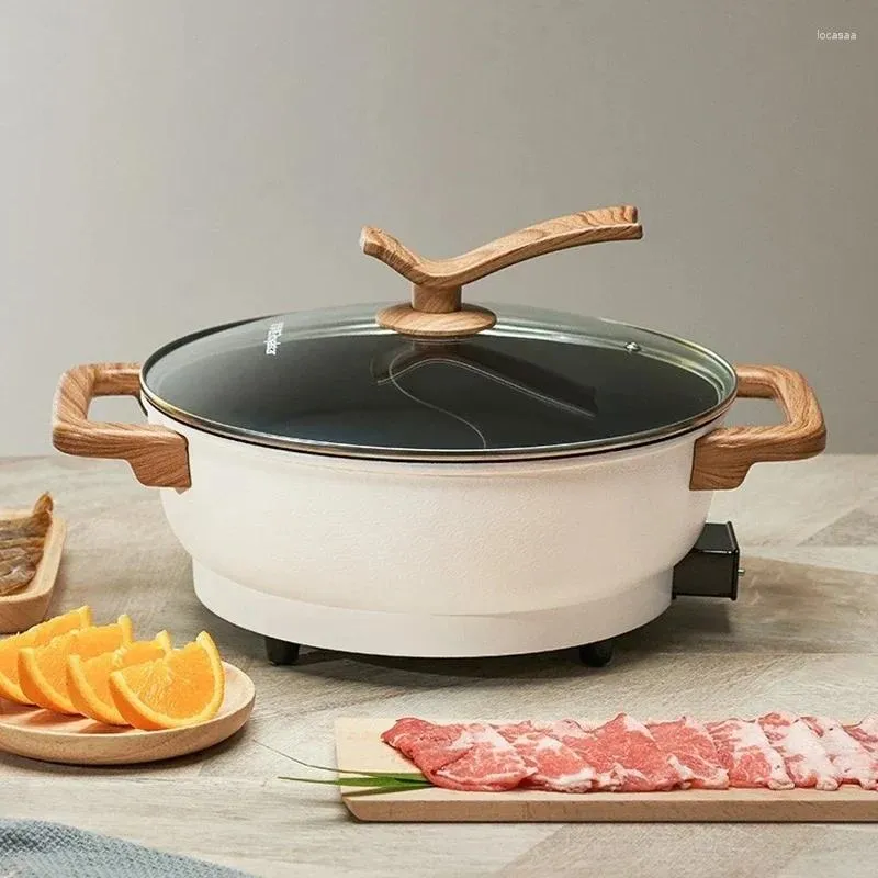 Cookware Sets Multifunction Induction Cooker Mandarin Duck Pot Non-stick Electric Shabu Soup Chinese Fondue Cooking Chafing Dish