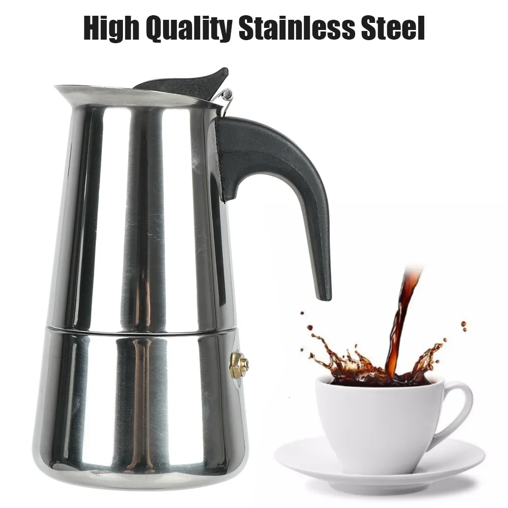 Stovetop Mocha Espresso Maker 2469 Cups, Stainless From Deng09