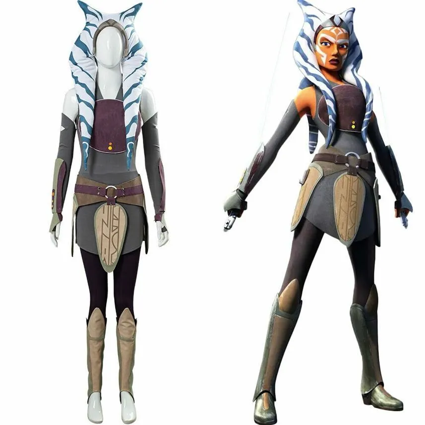 Rebellen Ahsoka Tano Cosplay Outfit Halloween Uniform Kostüm259R