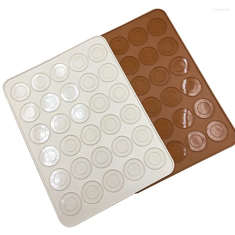 Baking Tools Silicone Macaron Macaroon Pastry Oven Mould Sheet Mat 30-Cavity DIY Mold SCI88