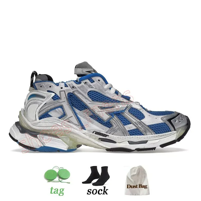 Balenciaha Designer Paris Runners 7.0 Unisex Plate Forme Transmit Sense Sneakers In Blue Grey Black White Pink And Blue Big Size US 13 Trainers 2024 From Shoes mens 43.53 DHgate.Com