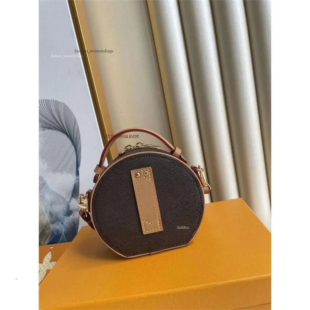 Fashion 10a With box designer womens bag Round Mini luxury tote bag Crossbody Bag Adjustable Leather Strap Original Trim Canvas Messenger Clutch Pouch bags luxury