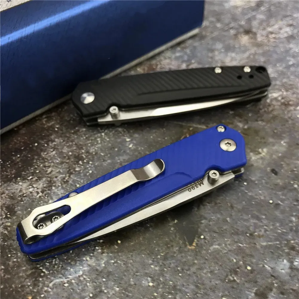 Coltello da caccia pieghevole tascabile BM Valet 485, lama Drop Point Manico in poliammide rinforzata con fibra di vetro Coltelli tascabili da esterno, comodo da trasportare nei pantaloni