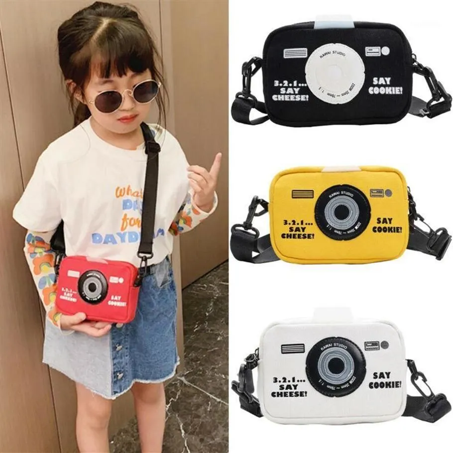 Neue Mode Mädchen Kinder Messenger Bags Leinwand Kameratasche Wilde Geldbörse Mädchen Mini Cool Bags1276V