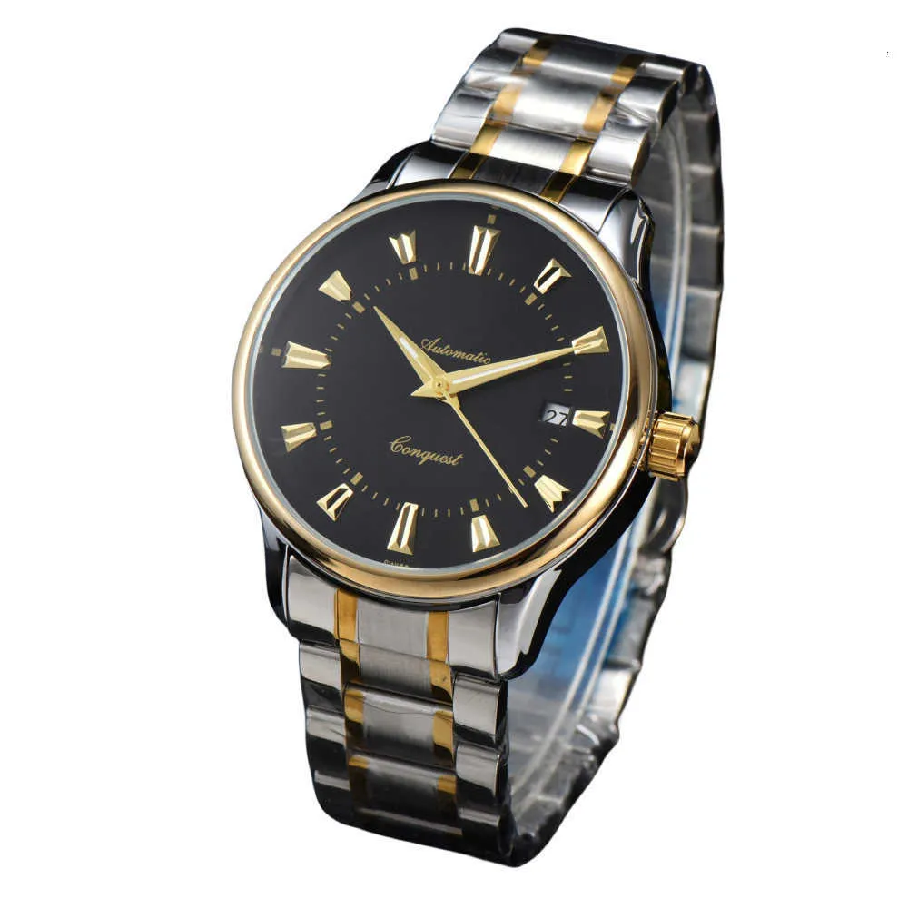 2024 New Mens Mens Mineral Glass Movement Automatic Mechanical Mostical Hot Wave Wave Grand Table Table