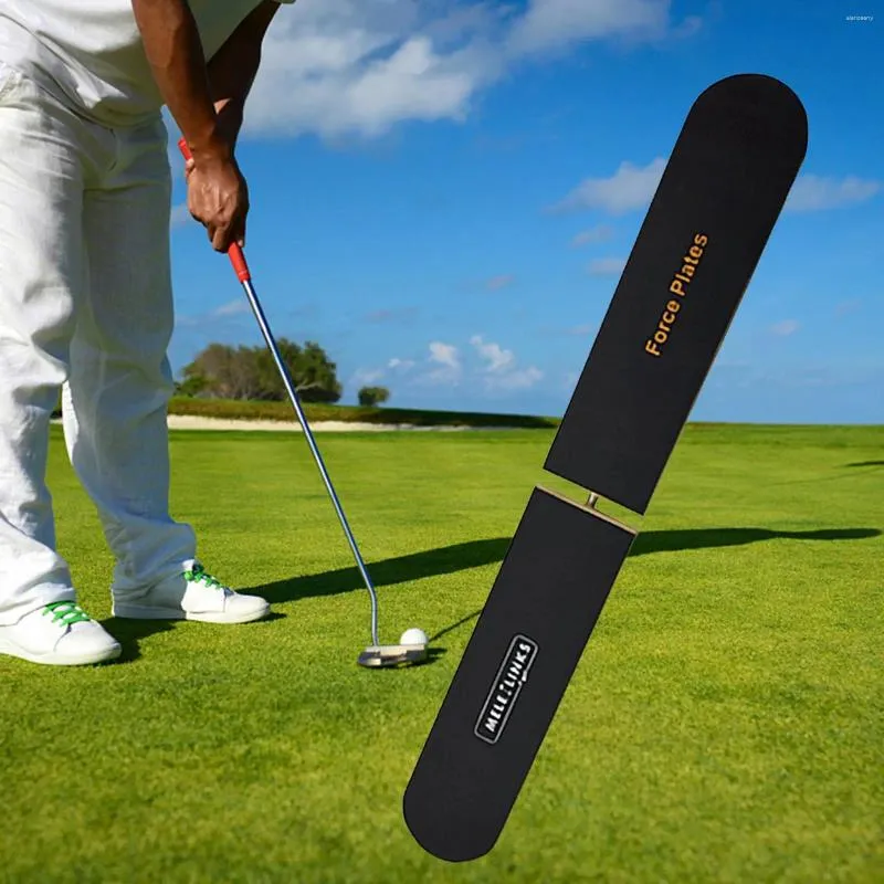 Golftrainingshulpmiddelen Swing Trainer van zwaartekrachtoverdrachtplaat voor dames Heren Antislip oefenapparatuurhulpmiddel