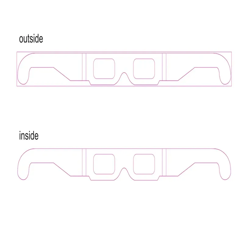 Can customize your logo Paper solar eclipse glasses annular solar eclipse black film Eyeglasses Protect Your Eyes Safe