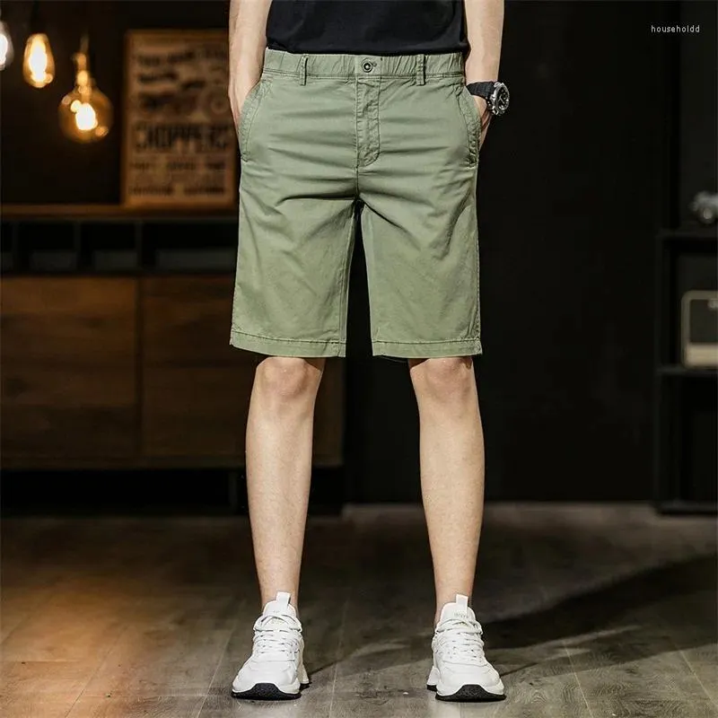 Shorts pour hommes Été Hommes Casual Coton Hommes Mode Solide Extérieur Respirant Militaire Mâle Vêtements D'affaires