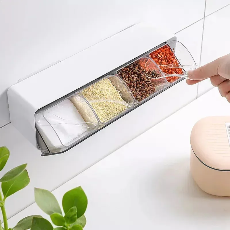 Kitchen Wall Mount Spice Organizer Rack Salt And... From Mengdastore ...