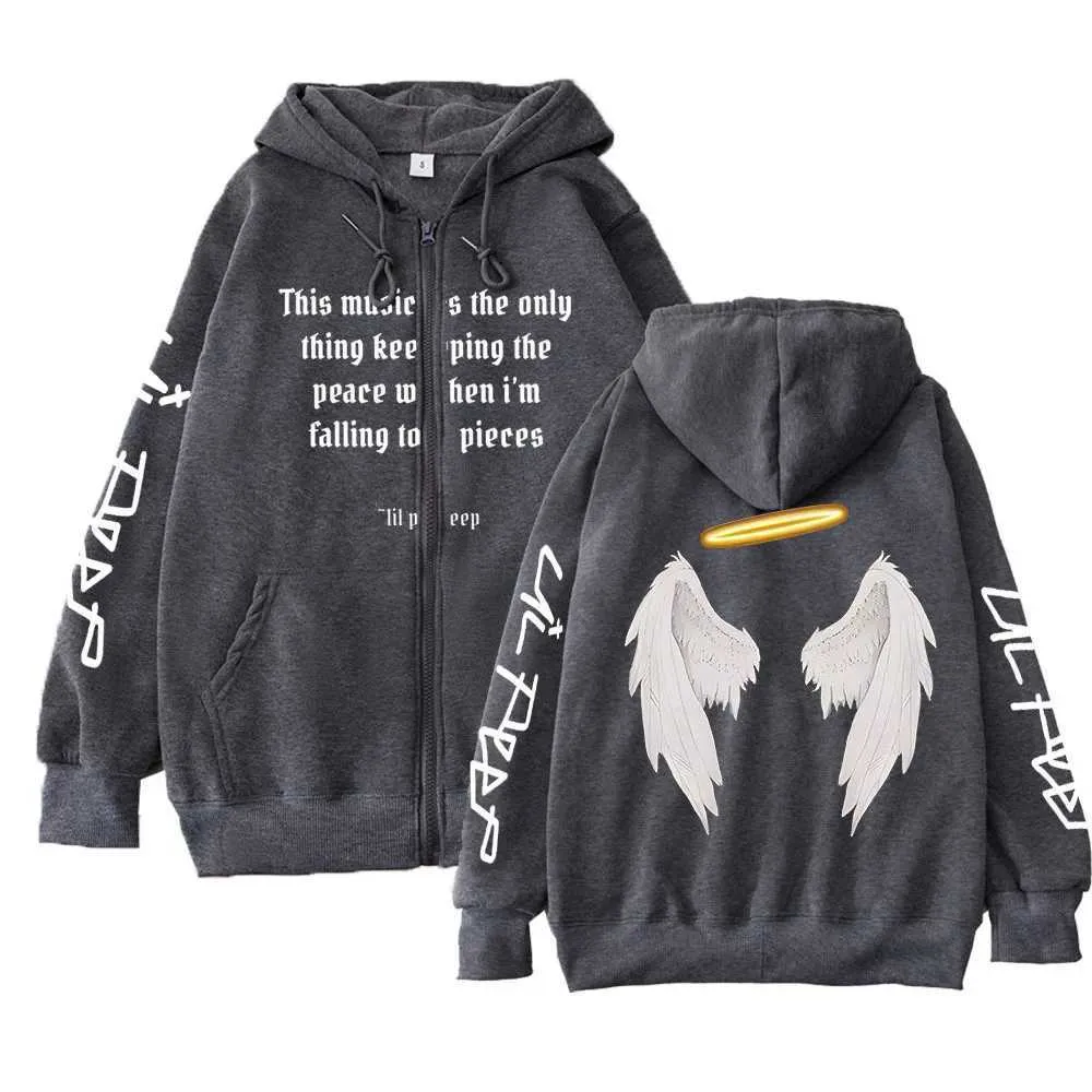 Reflective Hoodie Angel Wings Mens Angel Wings Zipper Hoodie
