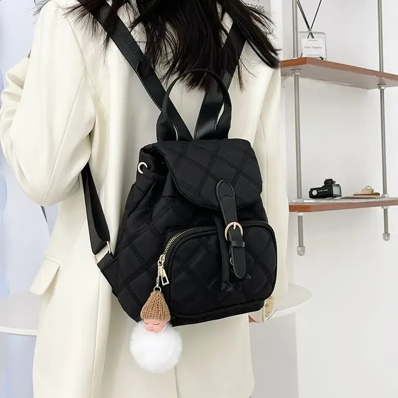 Mini Backpacks for Women: Stylish Nylon Shoulder Bag  display picture 2