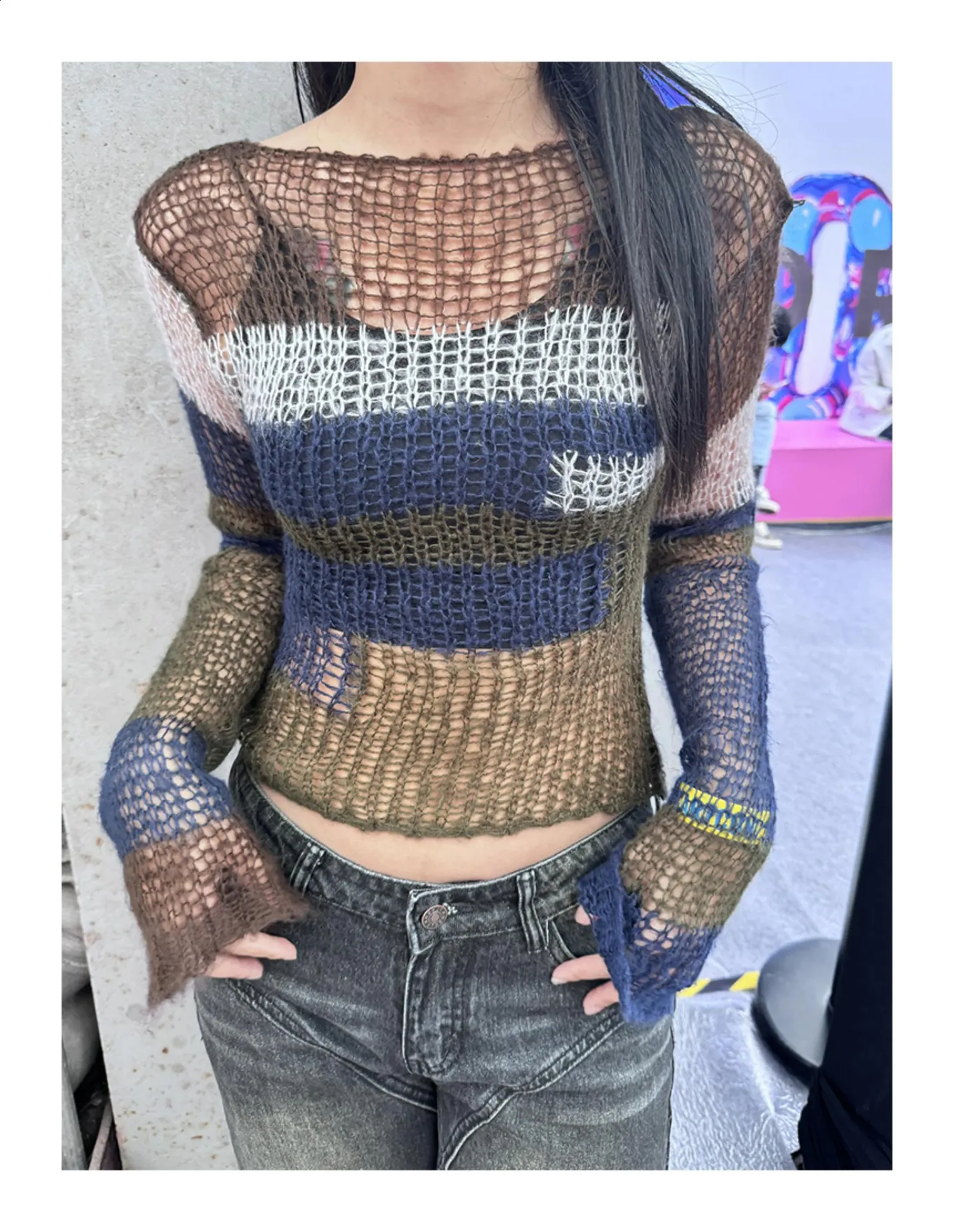トップス Japan Archive knit goa 14th Y2K grunge Japan Archive knit goa 14th Y2K grunge