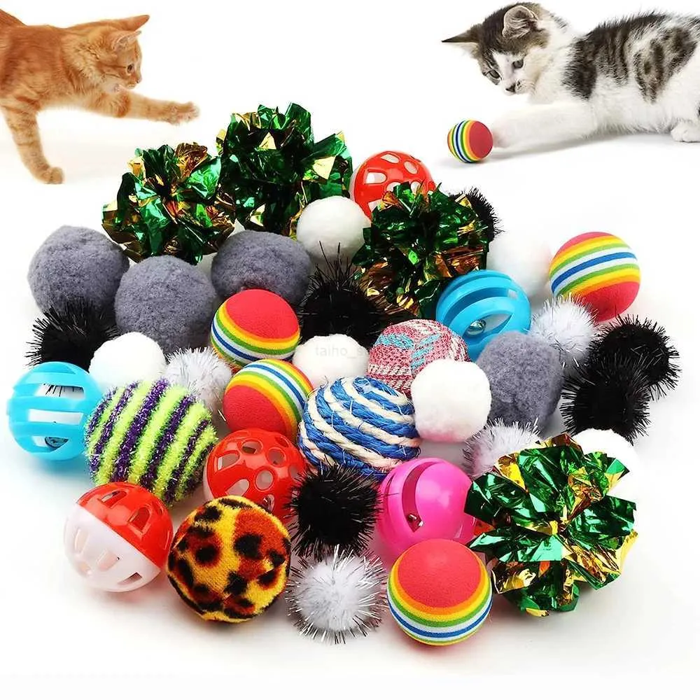 Interactive Cat Toys: Spring Spirals, Assorted Balls,... From Taiho ...