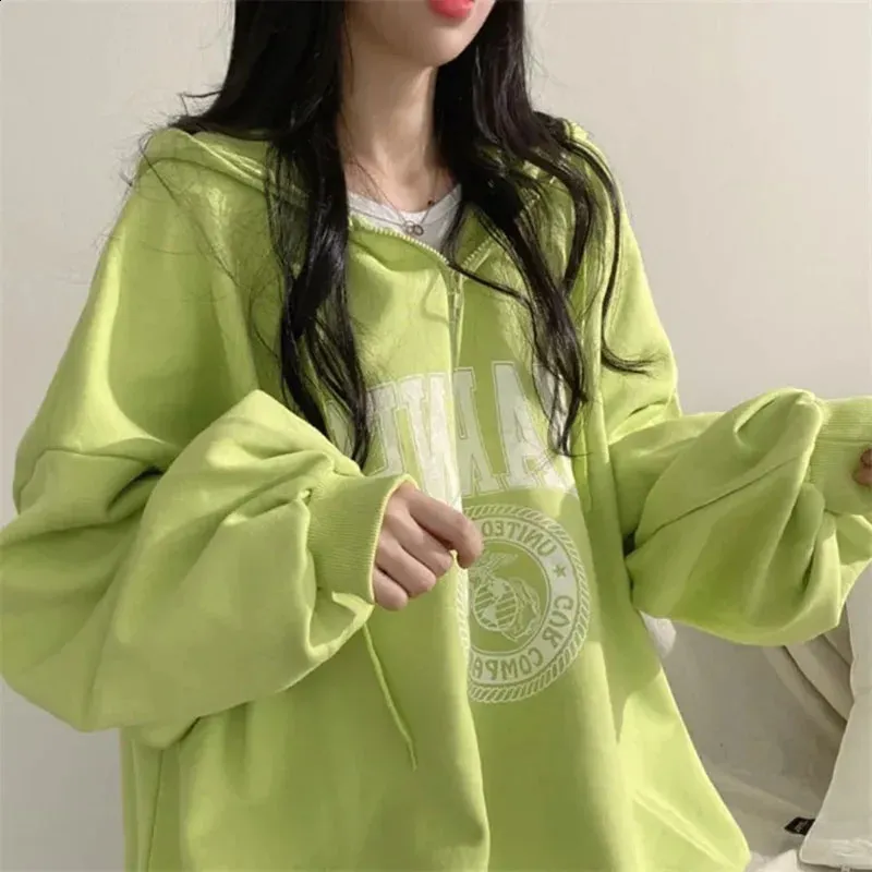 DHgate.com:GIDYQ Korean Oversized Zip-Up Harajuku Hoodies