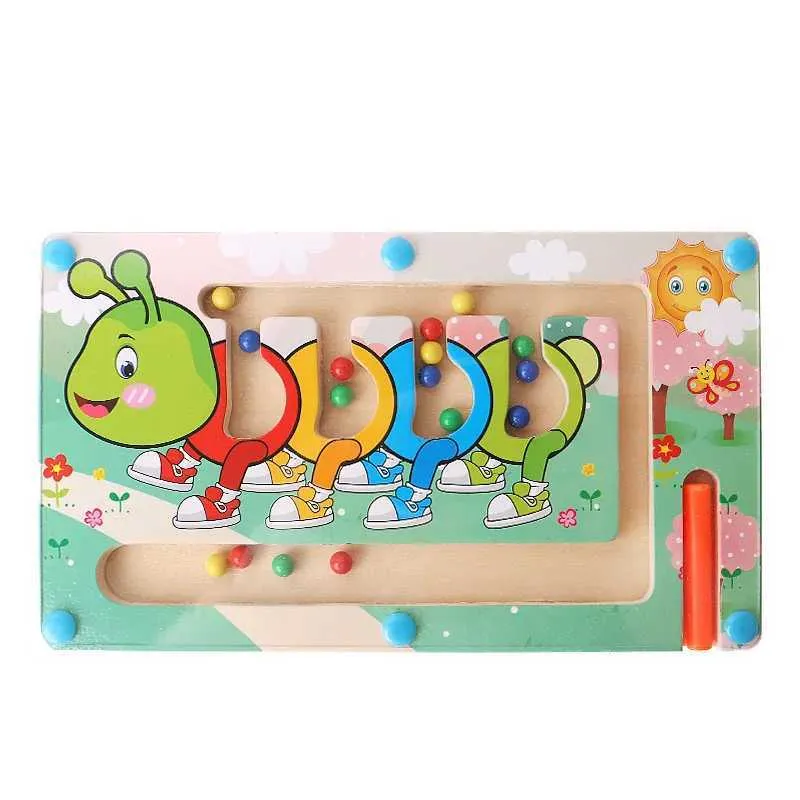 Montessori Wooden Puzzles For Toddlers 1 3 Years Early Learning ...