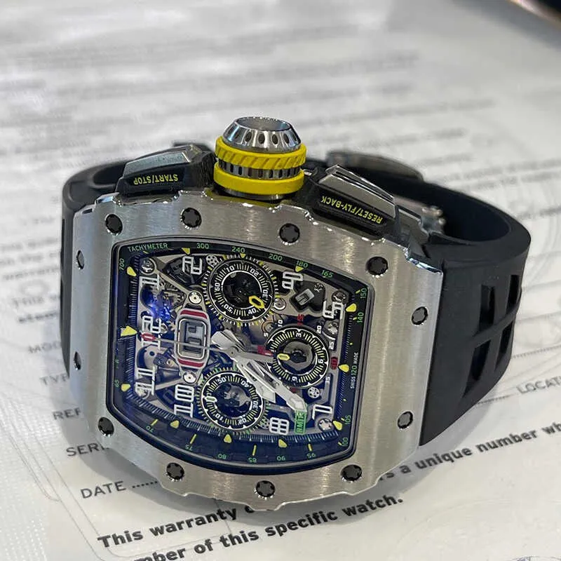 Luxury Mens Automatic Quartz Movement Watch Titanium Alloy Timepiece With Bucket Type Chain PYRW 11 03ti Series From Njoibooh1 1 213.75 DHgate.Com