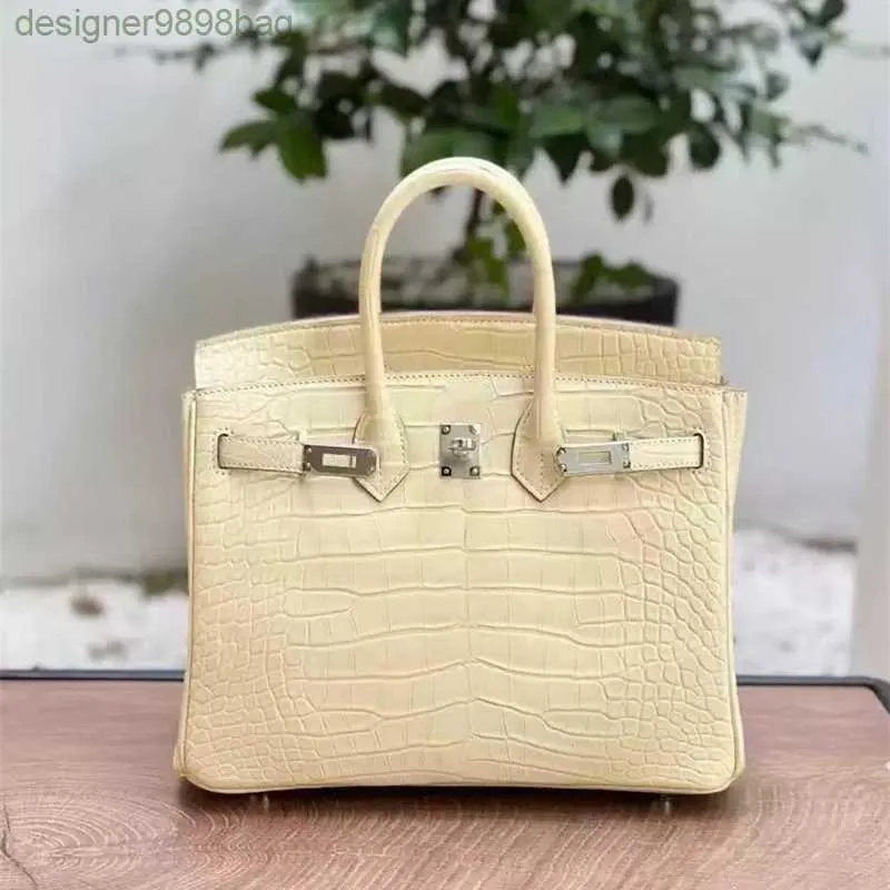 Hermès Birkin 25 Vanille Alligator Front View