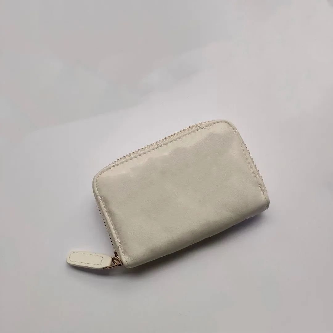 ✓ DHgate 지퍼가있는 작은 동전 지갑, 여성용 가죽 접이식 지갑 부드러운 가죽, 멀티 카드 슬롯, 지퍼 코인 지갑, 매일  사용하기위한 가벼운 | 오늘 특별 할인