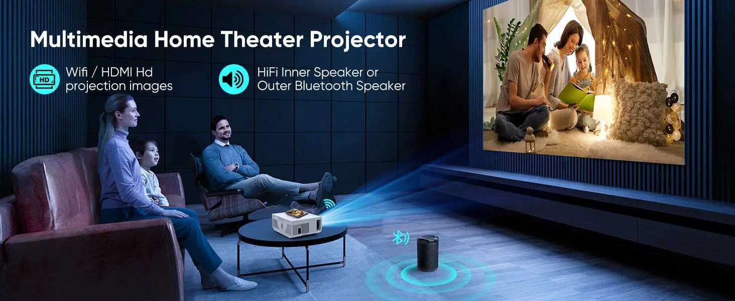 MINI Projector Full HD Native 1080P WiFi Audio And... From Flies_like ...