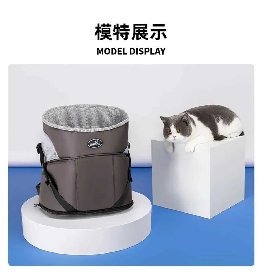 Cat Backpack Carrier, Small Dog Carrier Sling: Breathable Canvas