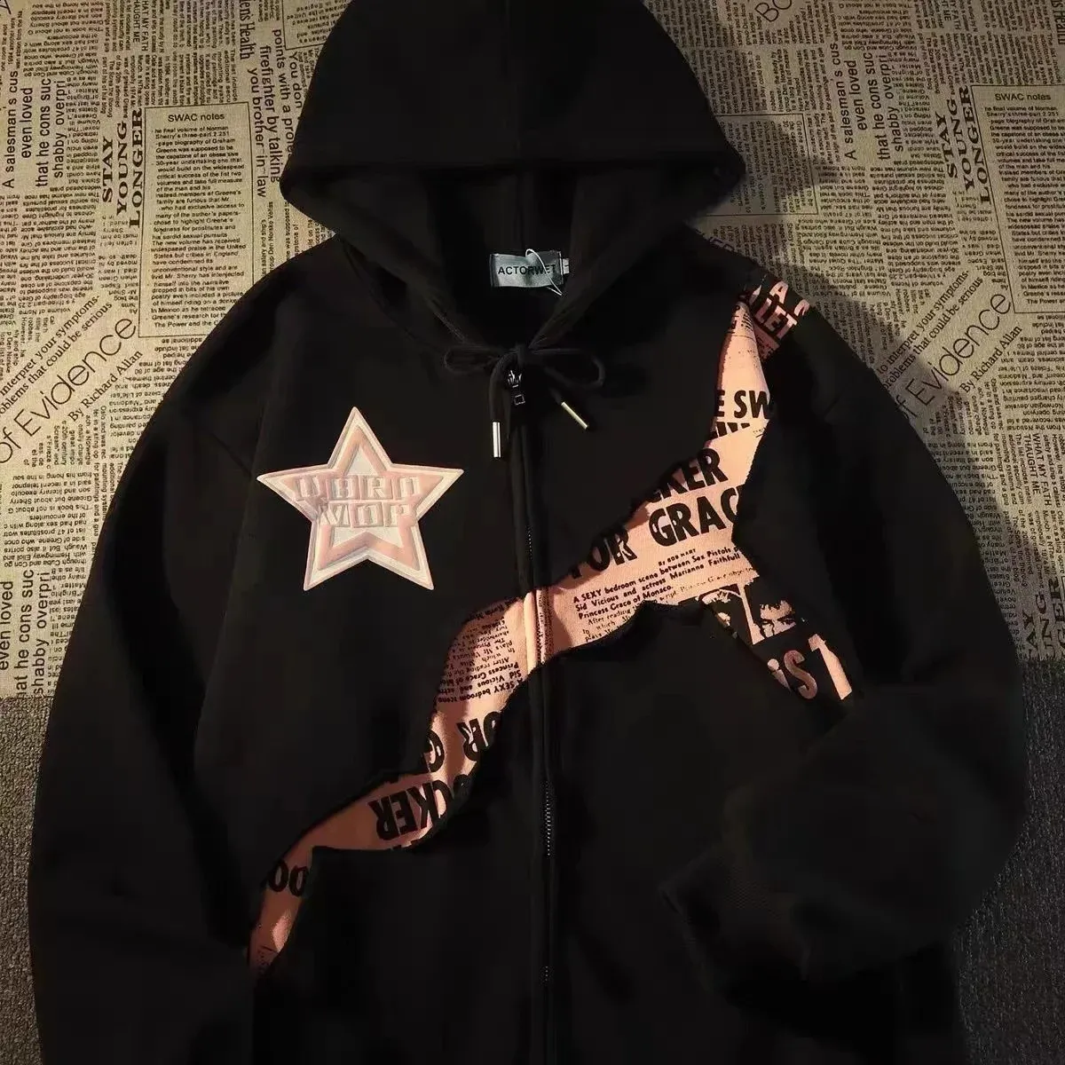 トップス 00s japanese label fur velor hoodie y2k 5197r6JQmSL._UY350_.jpg