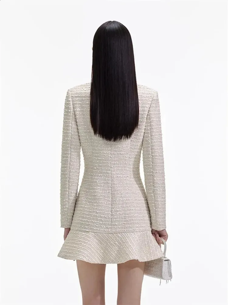 DHgate.com:Tweed Dress for Women - Elegant O-Neck Mini Dress DHgate.com:Tweed Dress for Women - Elegant O-Neck Mini Dress