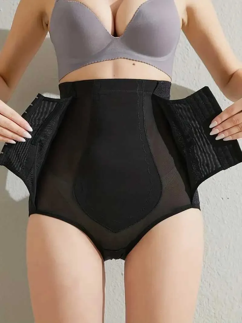 華麗 High Waist Abdominal Control corset top with Hooks for Clothing