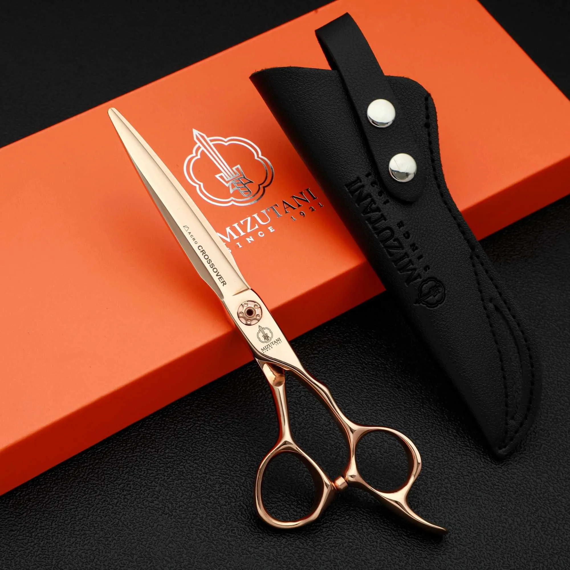 MIZUTANI シザーセット 3丁 6インチ MIZUTANI Barber Scissors 6.3 inch Japan 440c and 9CR13 Stainless