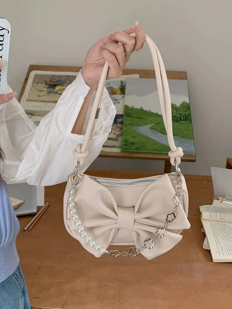 Office Lady Handbags, Y2K Chic Solid Top Handle Shoulder Chain Bag