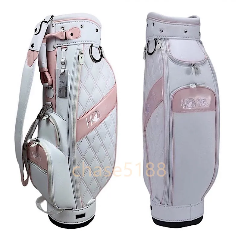 Designer brand new golf outsourcing high quality large capacity backpack  women's golf bag cherry blossom powder