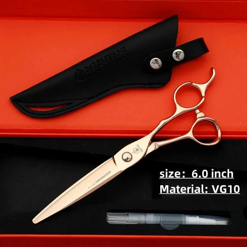 Mizutani 6.8-inch Tungsten Steel Pattern Professional Hair