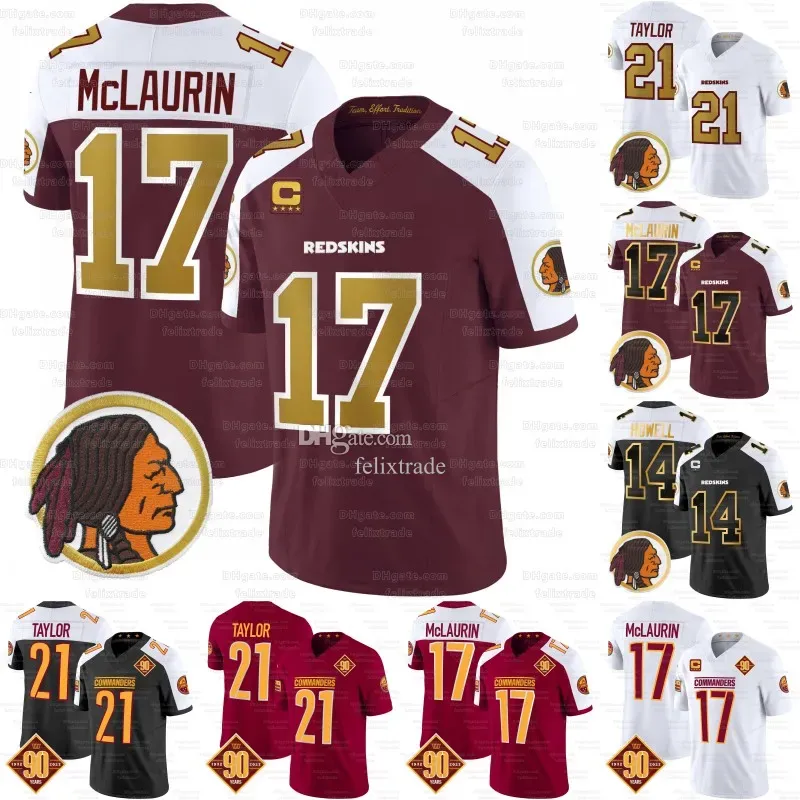 Washingtons Terry McLaurin Commanders 90th Anniversary American 