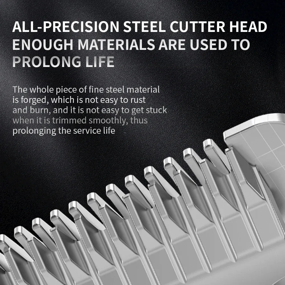 Professional Dog Hair Clipper All Metal Electric Pet Trimmer Cat Shaver
