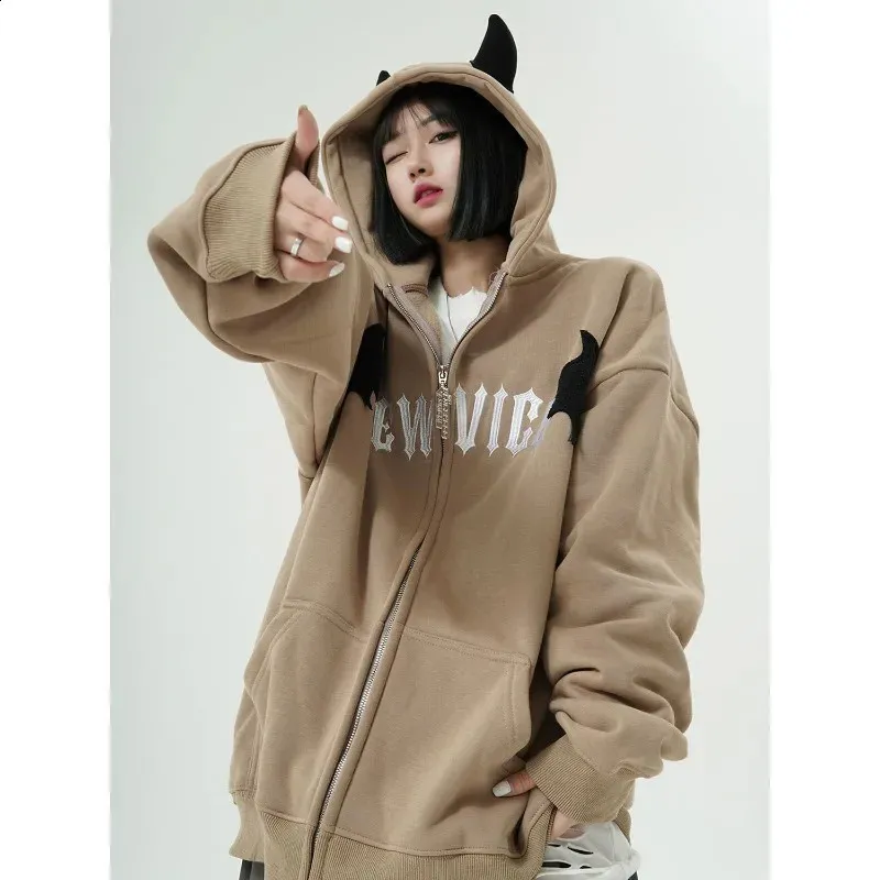DHgate.com:Deeptown Starry Angel Kawaii Hoodie: Soft Pink