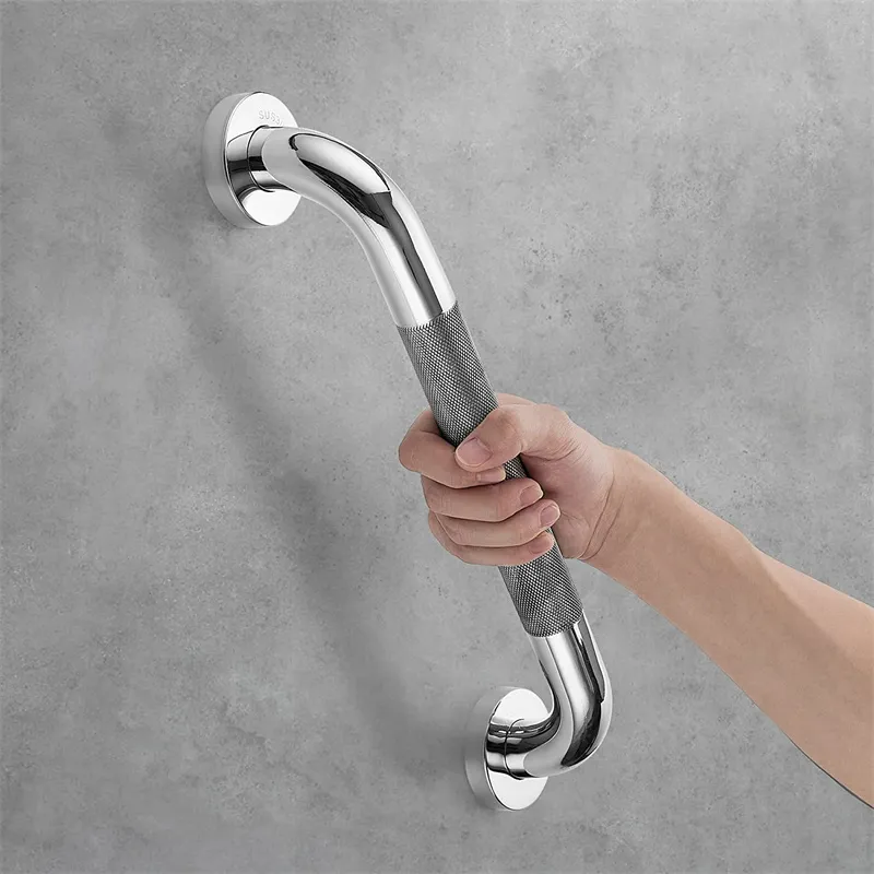 304 Stainless Steel Shower Grab Bar Brushed Nickel Bathroom Safety Bars Hand Rail Support Grab
