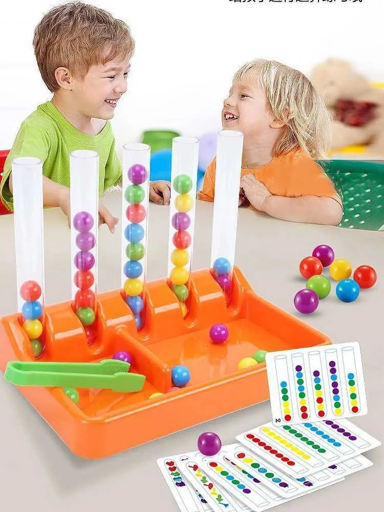 Kids Color Balls Sorting Montessori Educational Toys... From Early ...