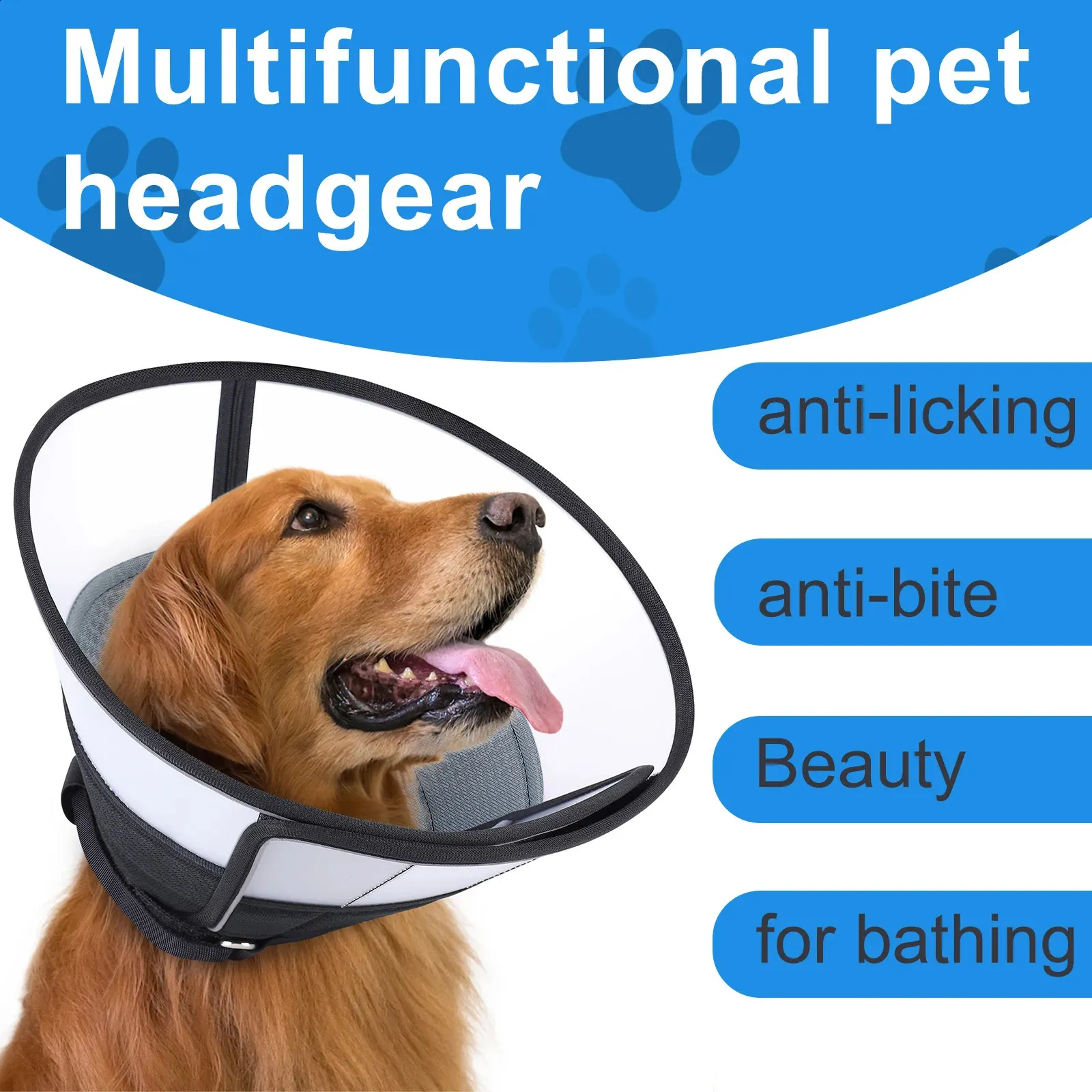 Adjustable Anti Bite Elizabethan Petsmart Elizabethan Collar For Small And Large Dogs Soft Comfortable And Post Surgery Ideal 240801 From Sswshop 7.68 DHgate.Com