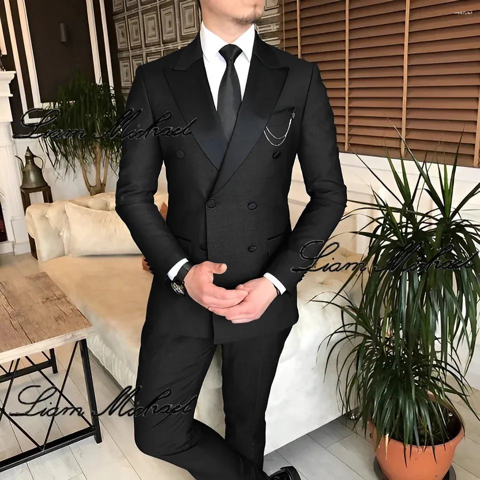 Black Suit Outfit Saco Negro Hombre Formal Saco Negro Outfit Con