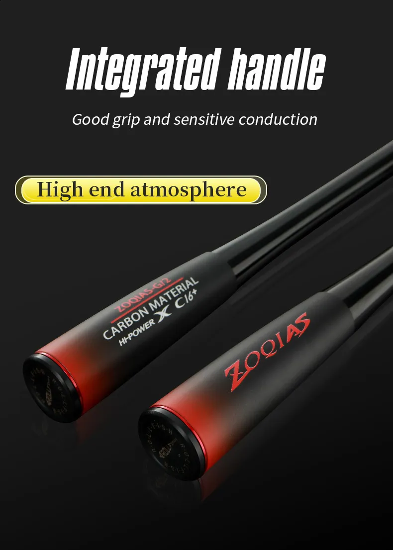 HANDING Occultation Full Carbon Monocoque Handle Fishing Rod