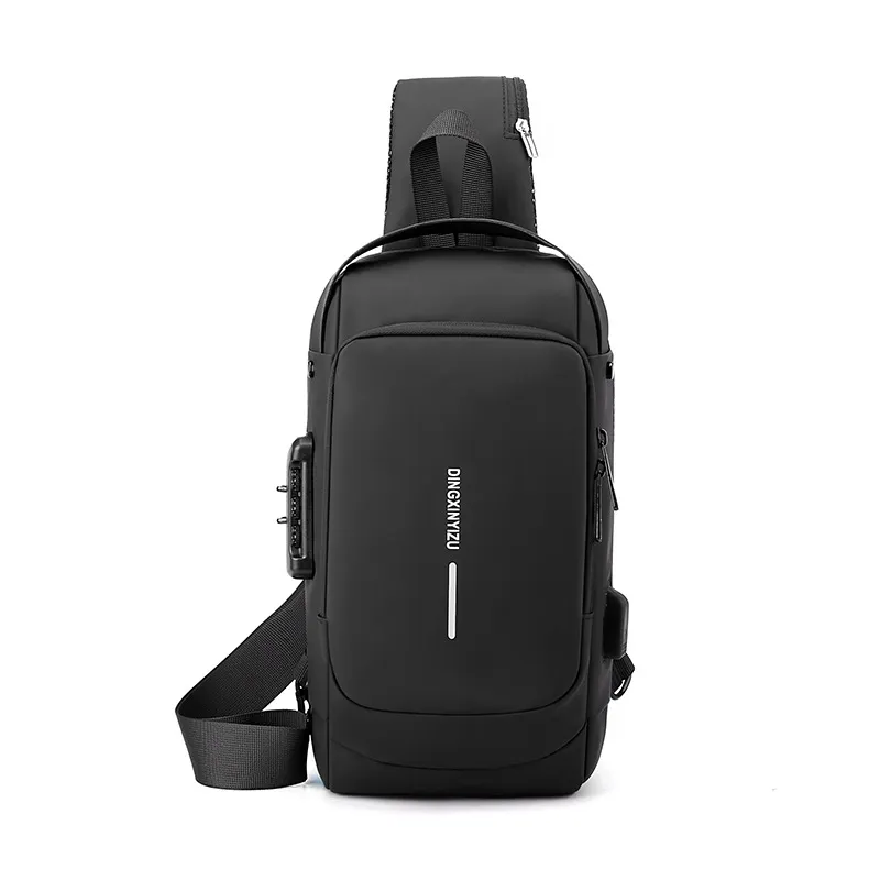 best anti theft travel sling bags for men Men's Anti-theft Waterproof Crossbody Bag Casual, Secure & Wicked Tender Polyester Imported A 5 Vadktai Sling Bag for Men,