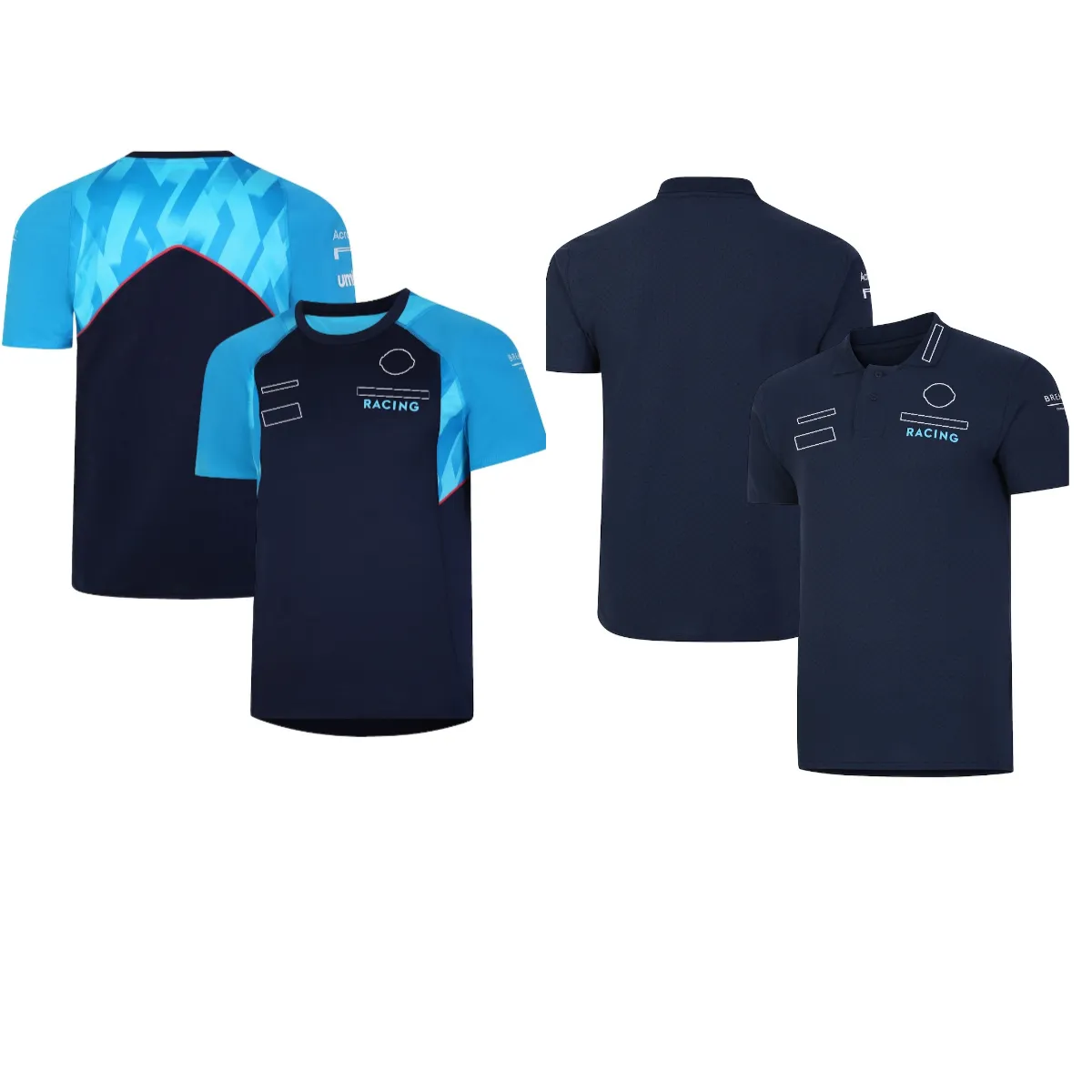 F1 Team Training Jersey Breathable Blue Racing Polo... From F1racingcar ...