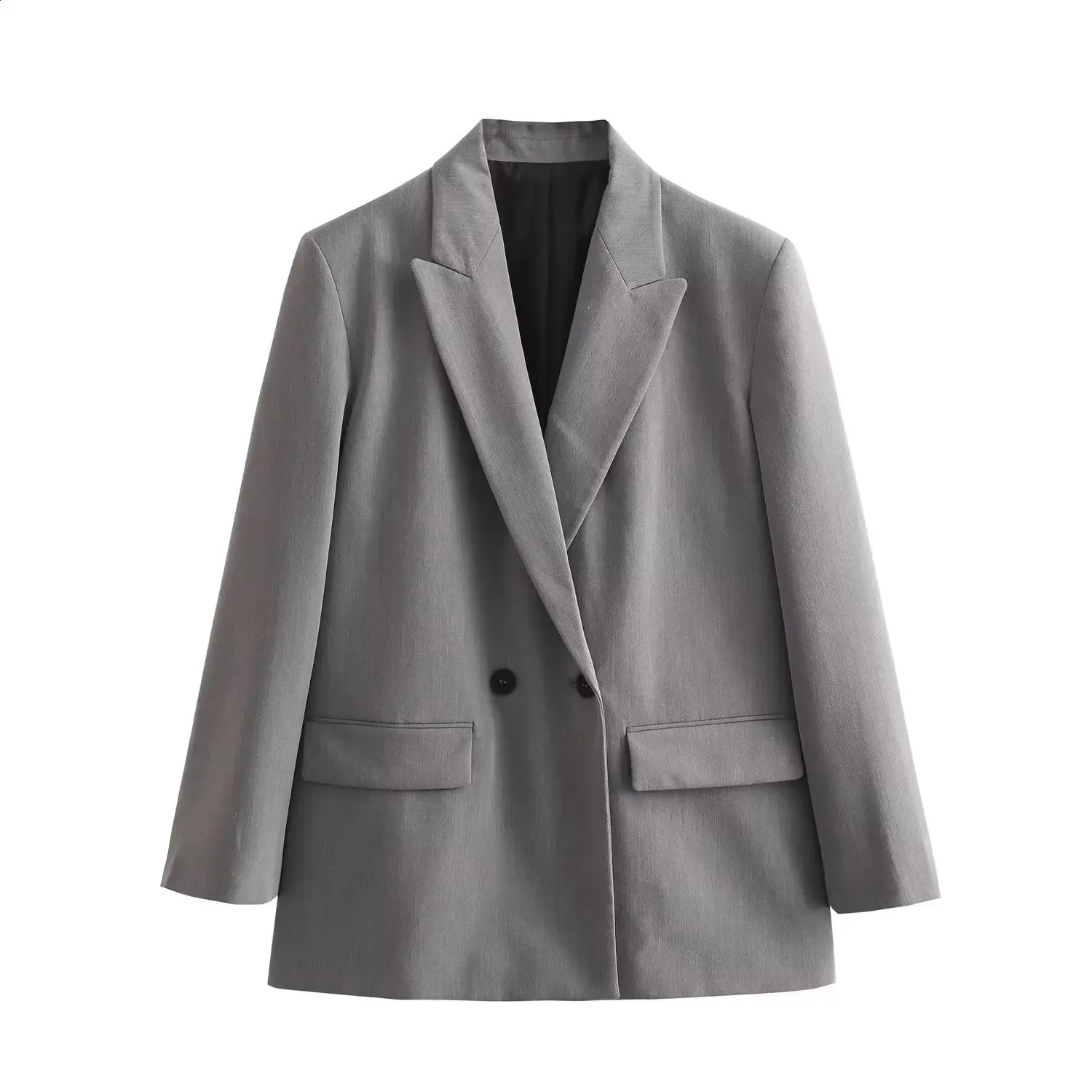 Stylish Oversize Long Blazer For Women Double Breasted Stylish Oversize Long Blazer For Women Double Breasted