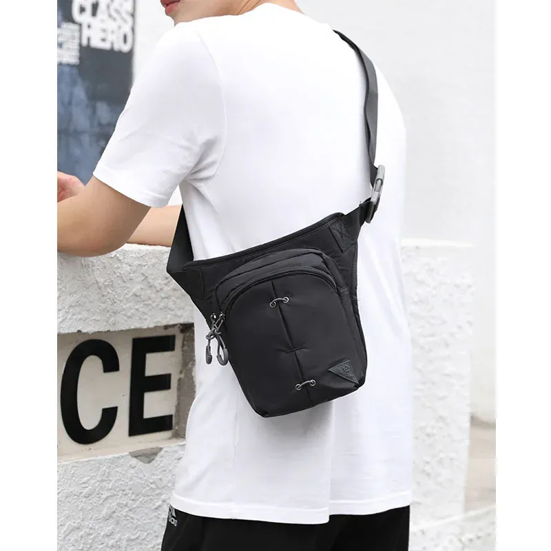 GFun Waterproof Tactical Fanny Pack - Waist Or Shoulder Drop Leg Bag For Hiking & Travel