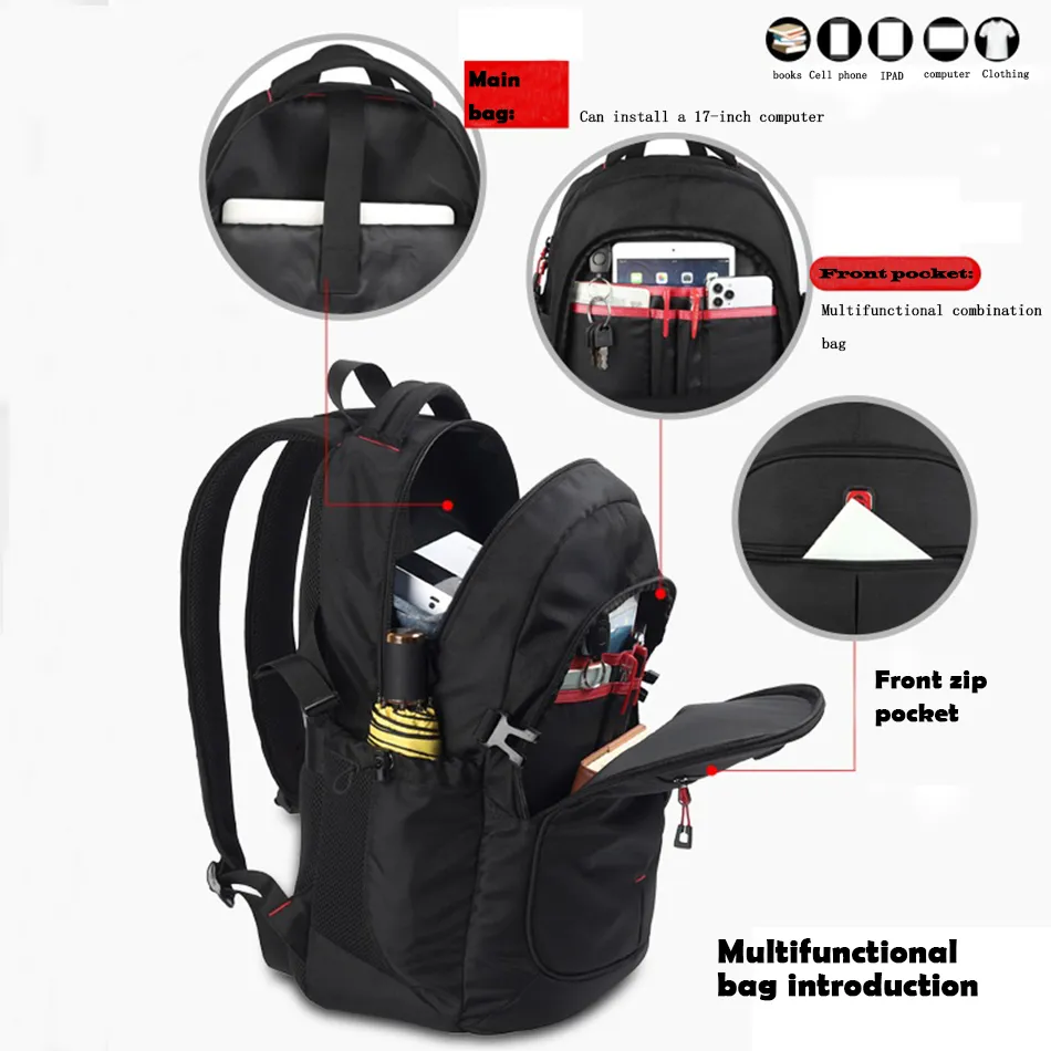 Large Capacity Business Men's Backpack 15-Inch Computer Bag Waterproof Travel Bag Multifunction Fashion School Backpack from Dhgate Backpack - price 38.36 Large Capacity Business Men's Backpack 15-Inch Computer Bag Waterproof Travel Bag Multifunction Fashion School Backpack from Dhgate Backpack - price 38.36