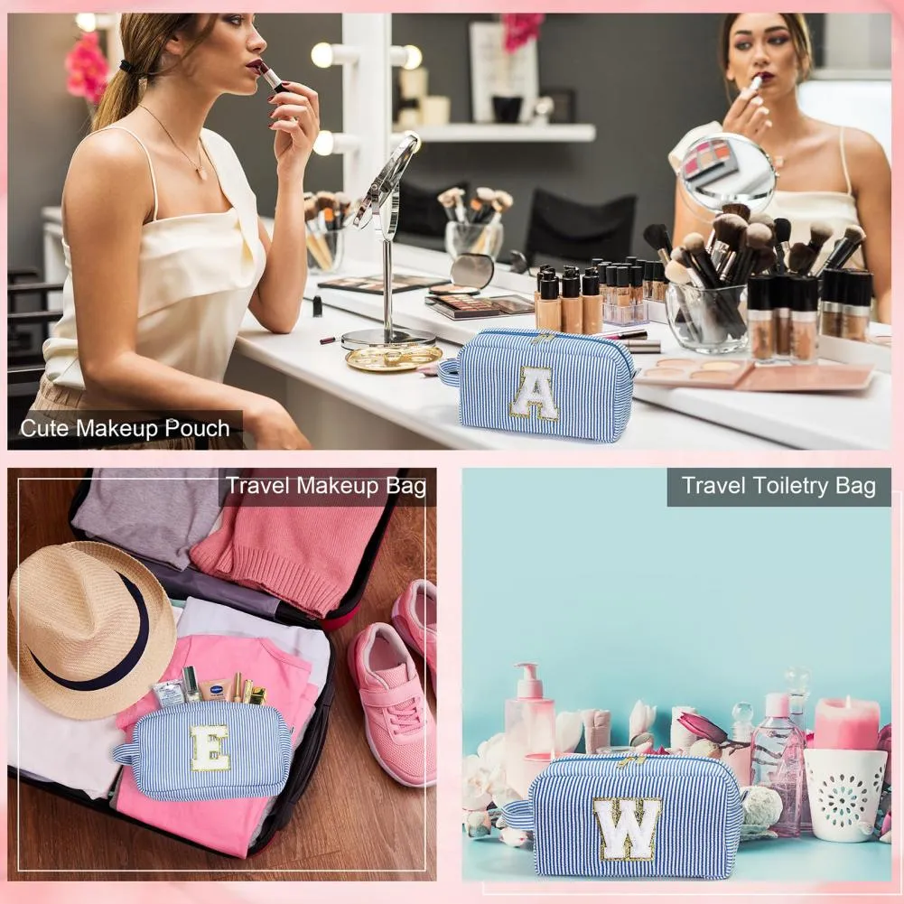 Cute Cosmetic Pouches Large Capacity Travel Makeup Organizer Pouch