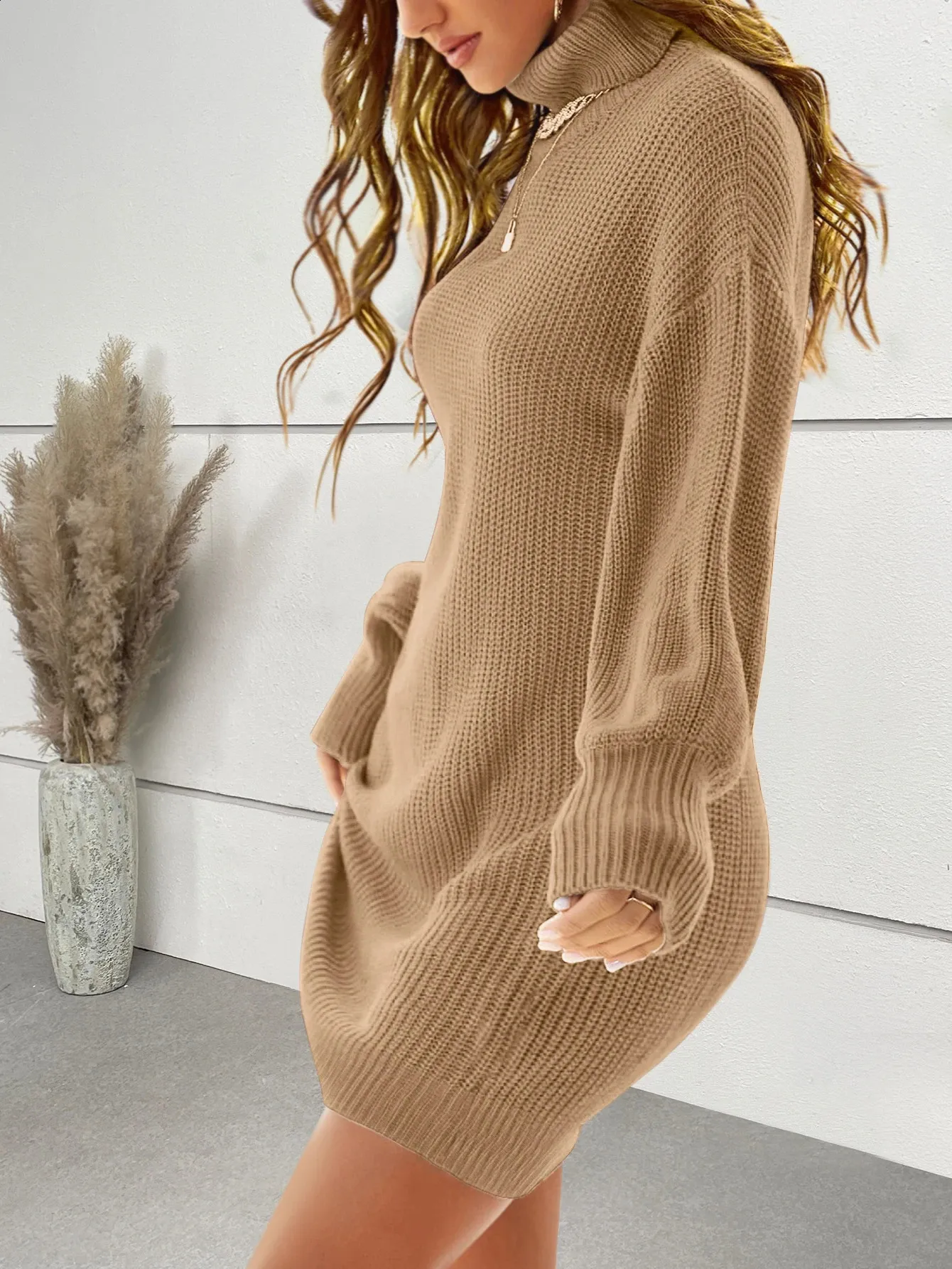 midi long sleeve cocktail dress Petal and Pup Women's Franklin Long Sleeve Midi Dress