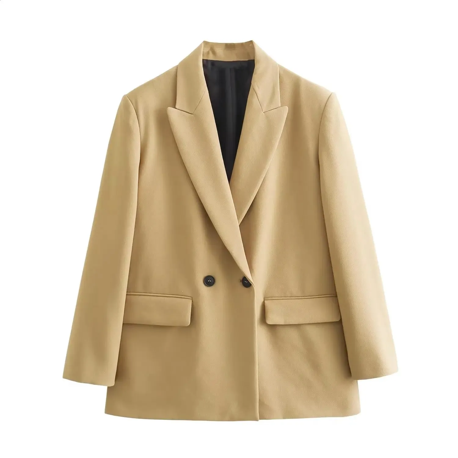 Stylish Oversize Long Blazer For Women Double Breasted Stylish Oversize Long Blazer For Women Double Breasted
