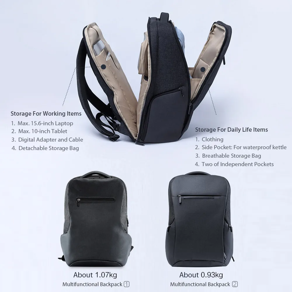 バッグ mi-two Multi Functional Travel Backpack 26L Large From Coisinistore