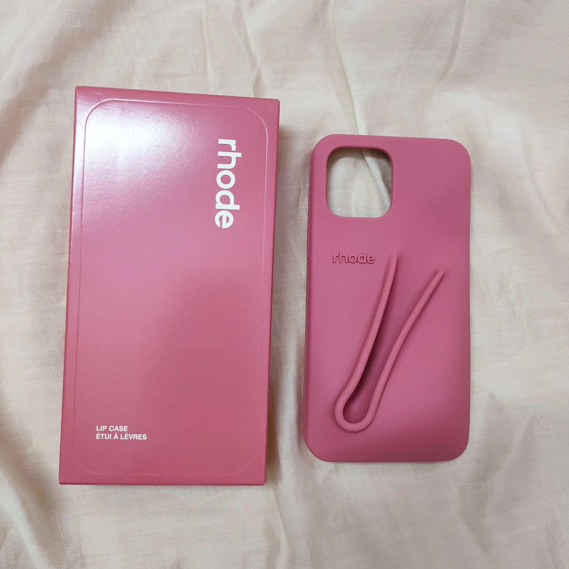 rhode Lip Case iPhone 14 Pro ピンク rhode Lip Case iPhone 14 Pro ピンク